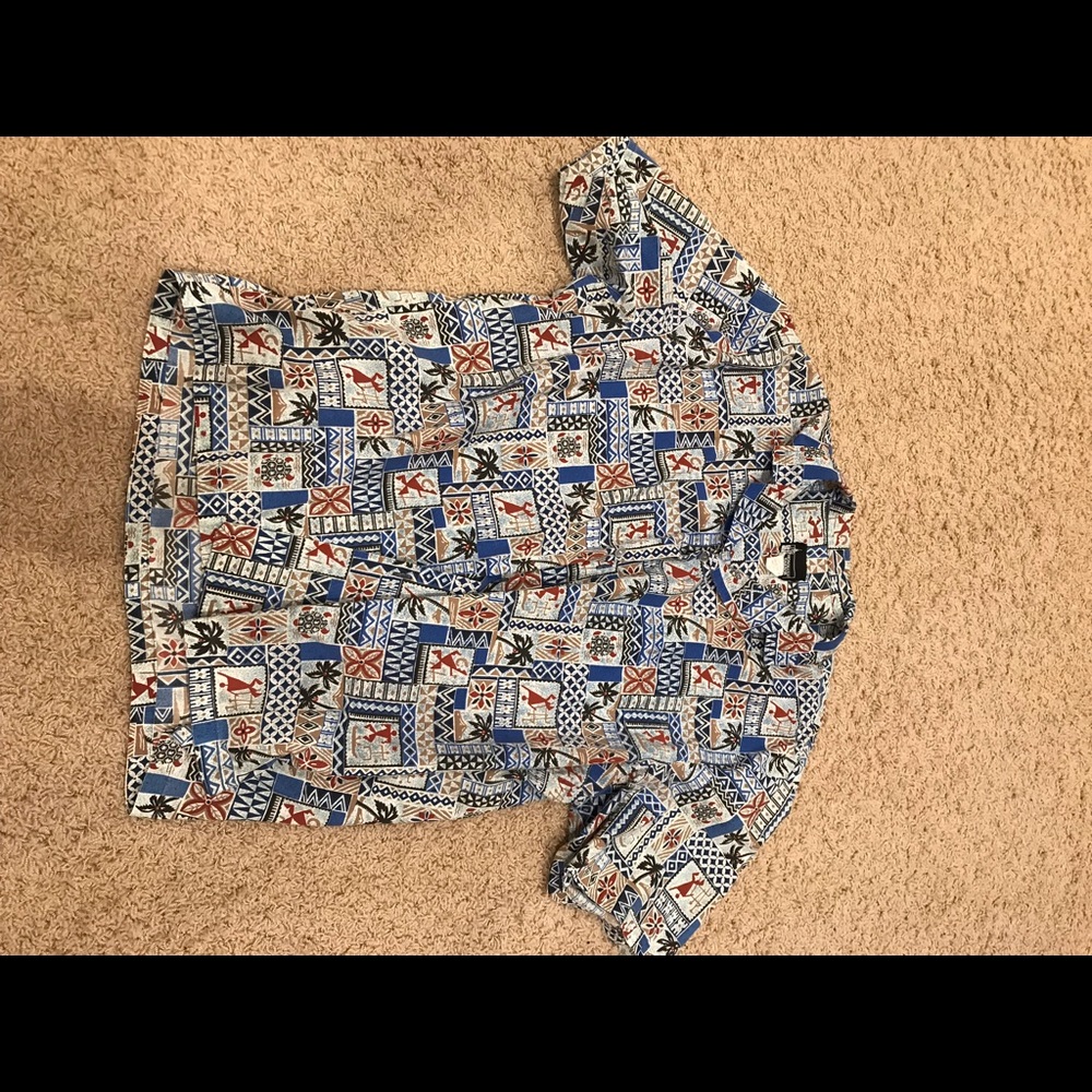 Vintage Honolulu Harbor sportswear button down.